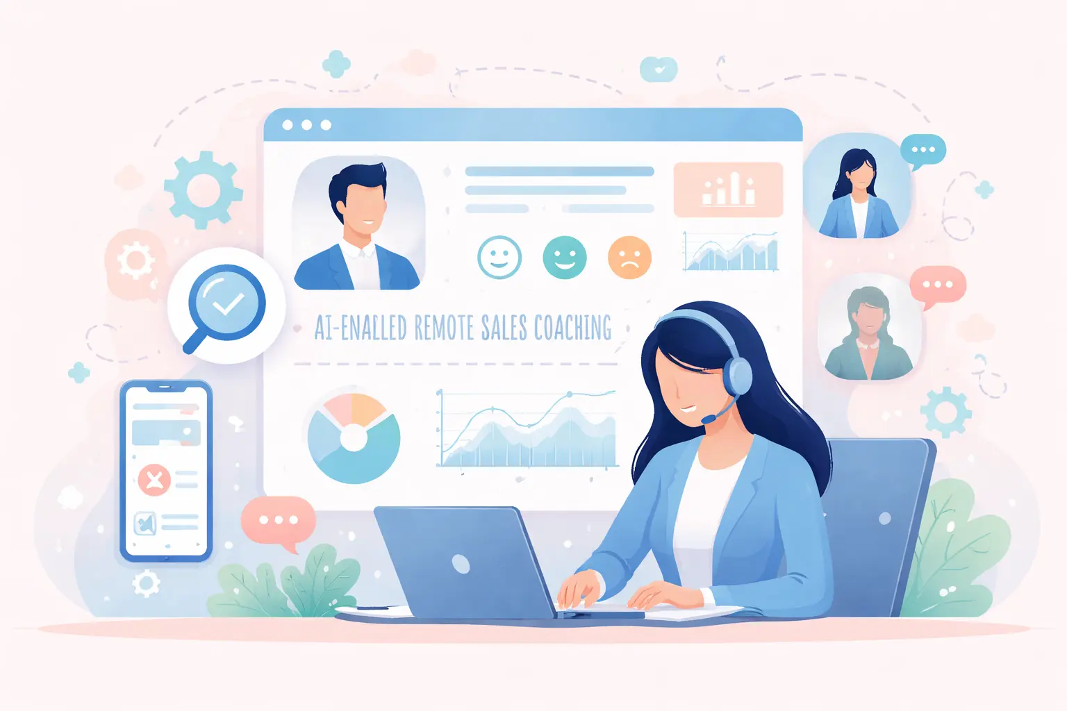 AI-enabled coaching tools helping remote sales teams improve performance