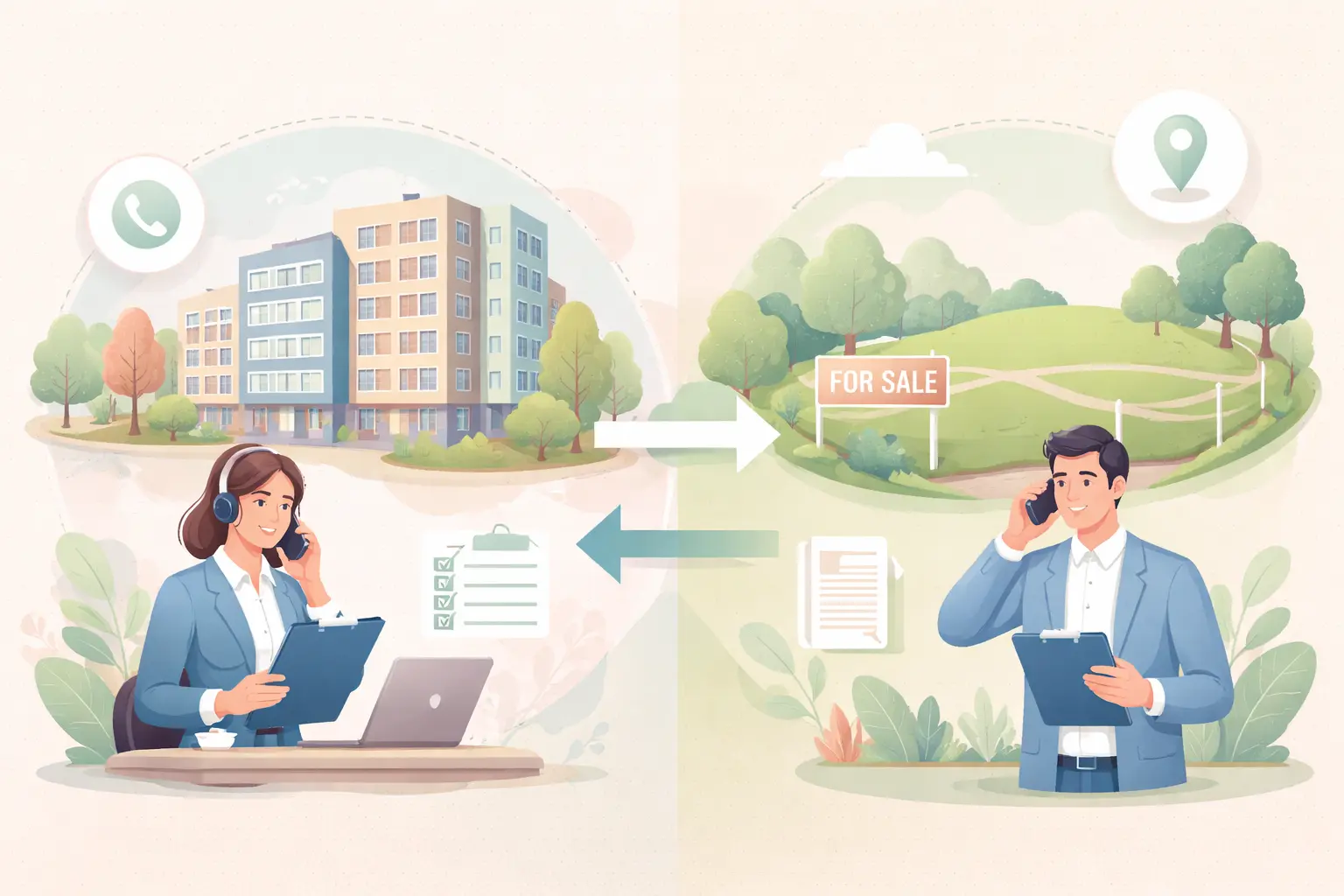 Boost sales with Flat vs Plot Buyers: Real Estate Cold Calling Scripts in India