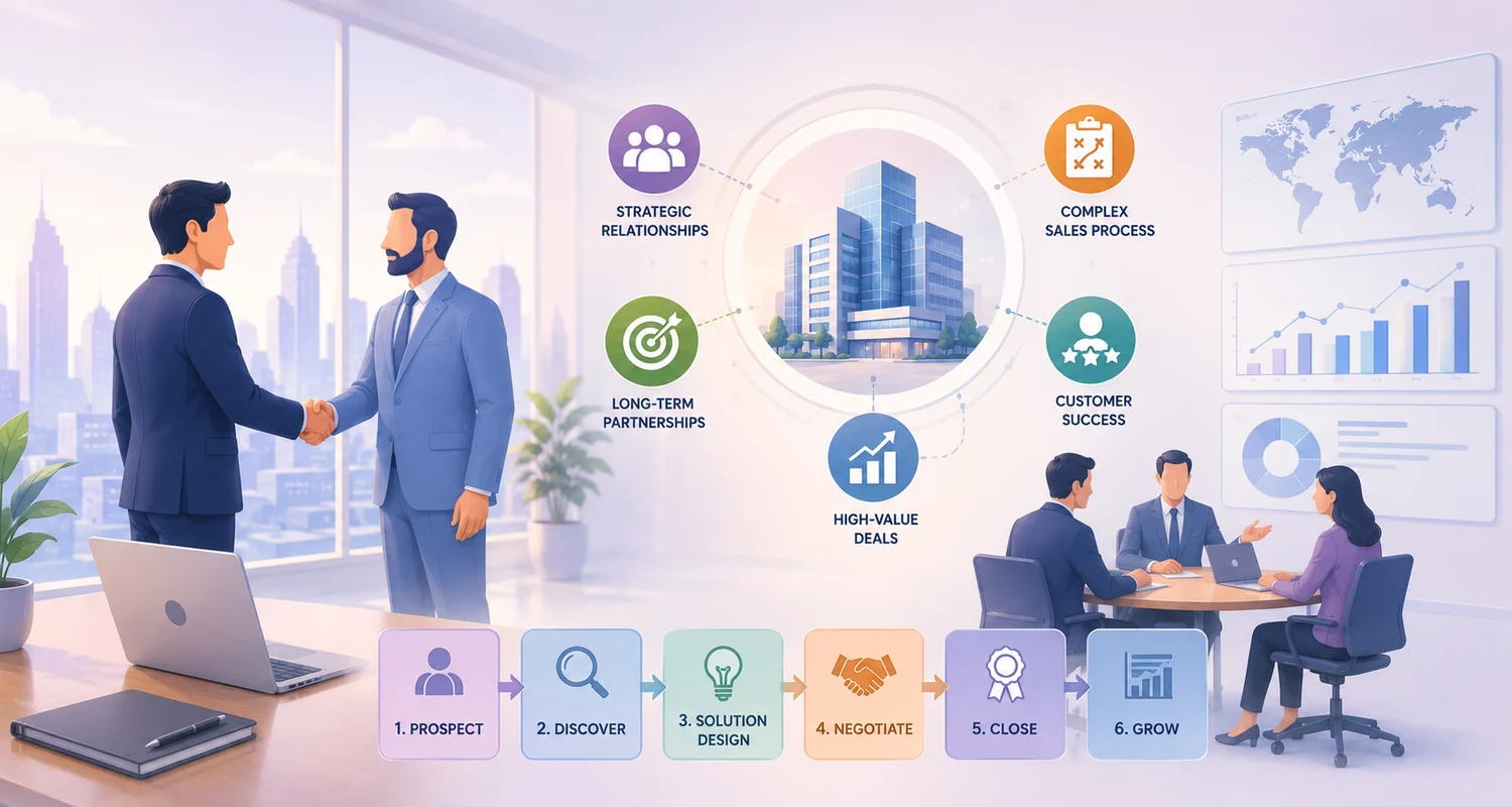 What is enterprise sales complete guide with sales strategy and process