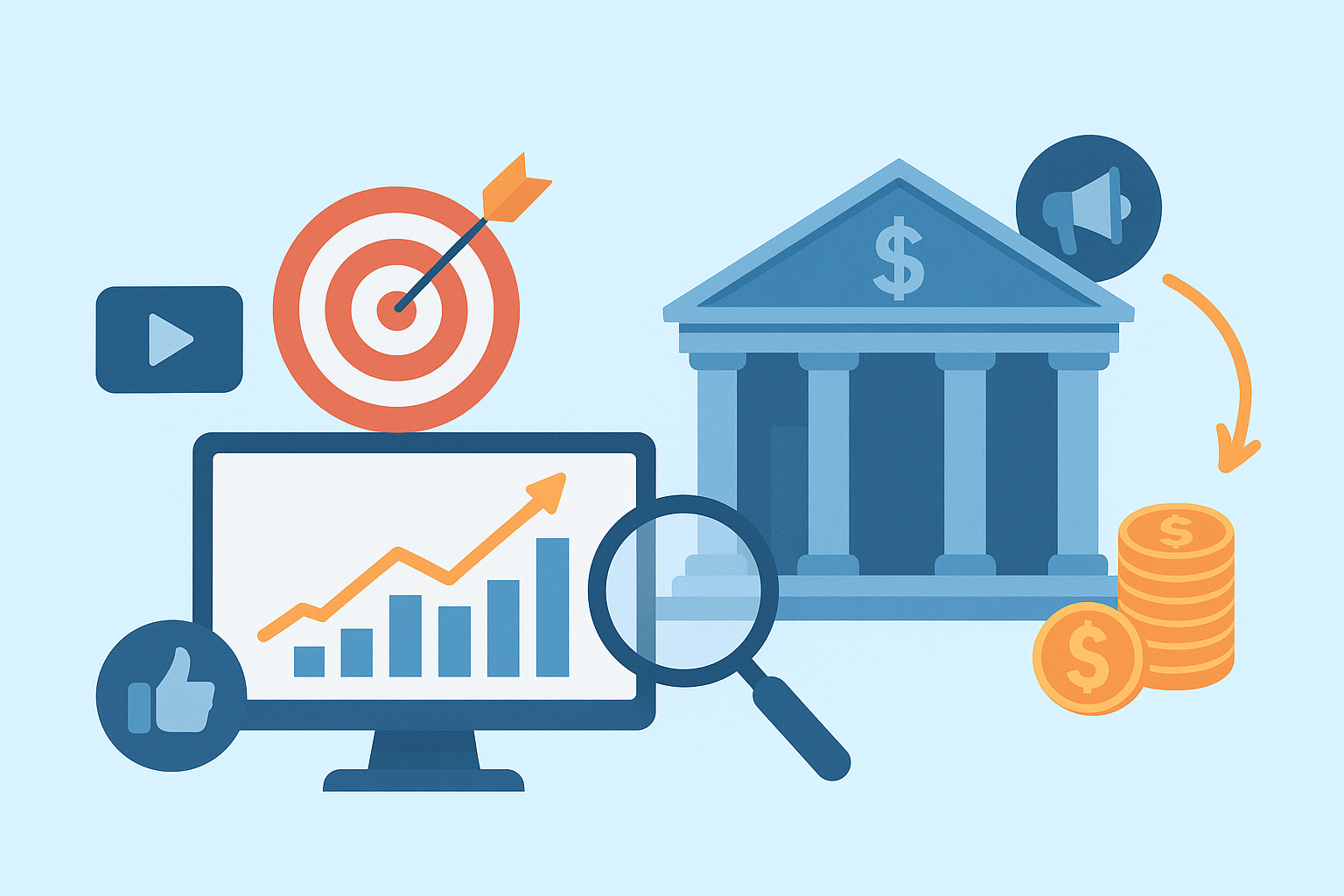 Infographic on selecting the top SEO agency, highlighting effective lead generation methods for banking institutions.